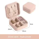 Mini Portable Leather Jewelry Box