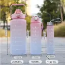 3 in 1 Motivational Water Bottle Set 