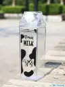 Acrylic Transparent Milk Bottle | Water  