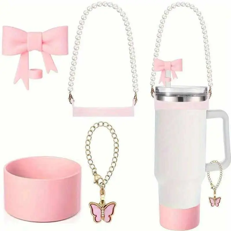 Cute Stanley Tumbler Accessories pack of 4 Piece 