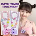  Cartoon Sanrio Children's Projection Camera Necklace Toys Kuromi Camera Jewelry Girl
