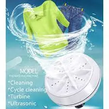 Portable ultrasonic turbo washing machine