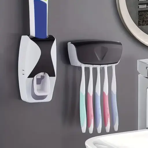  Dustproof automatic toothpaste dispenser plastic