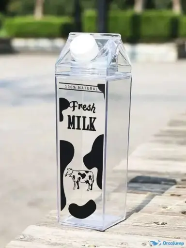 Acrylic Transparent Milk Bottle | Water  